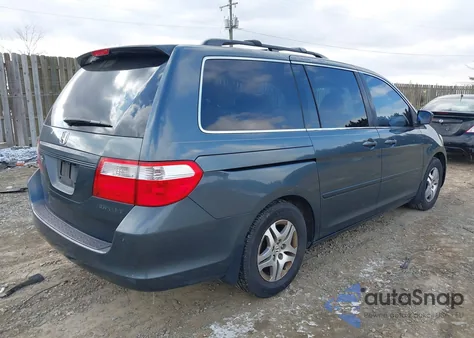2005 Honda Odyssey Ex-L z USA, uszkodzony, nr VIN 5FNRL38605B406281